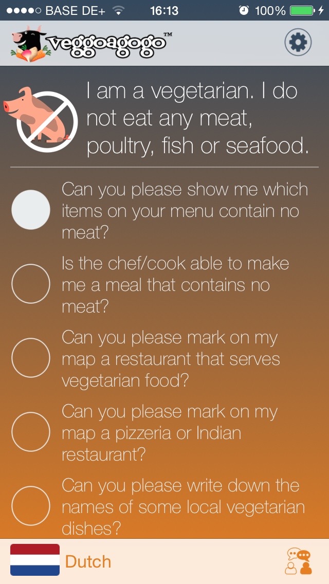 VeggoAgogo Interface with 'Varanasi' Theme