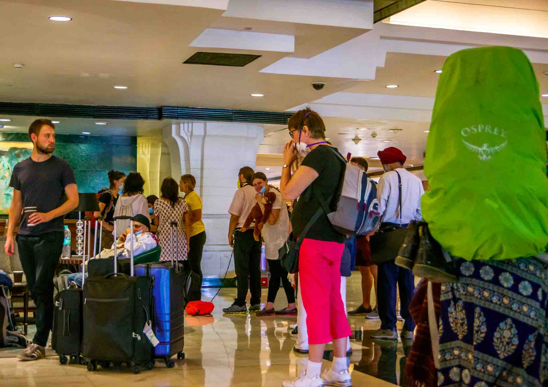 Stranded German Tourists – Hyatt Regency New Delhi