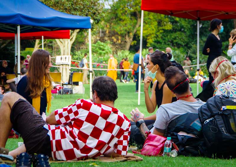 Stranded German Tourists – Embassy Grounds